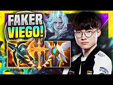 FAKER DESTROYING WITH VIEGO JUNGLE! - T1 Faker Plays Viego Jungle vs Kindred! | Season 11