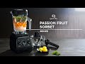 Mango Passion Fruit Sorbet in Quick Mix