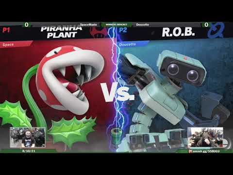SU@GU 8-10 (Winners Bracket): SpaceMario (Piranha Plant) Vs. Doucette (ROB)