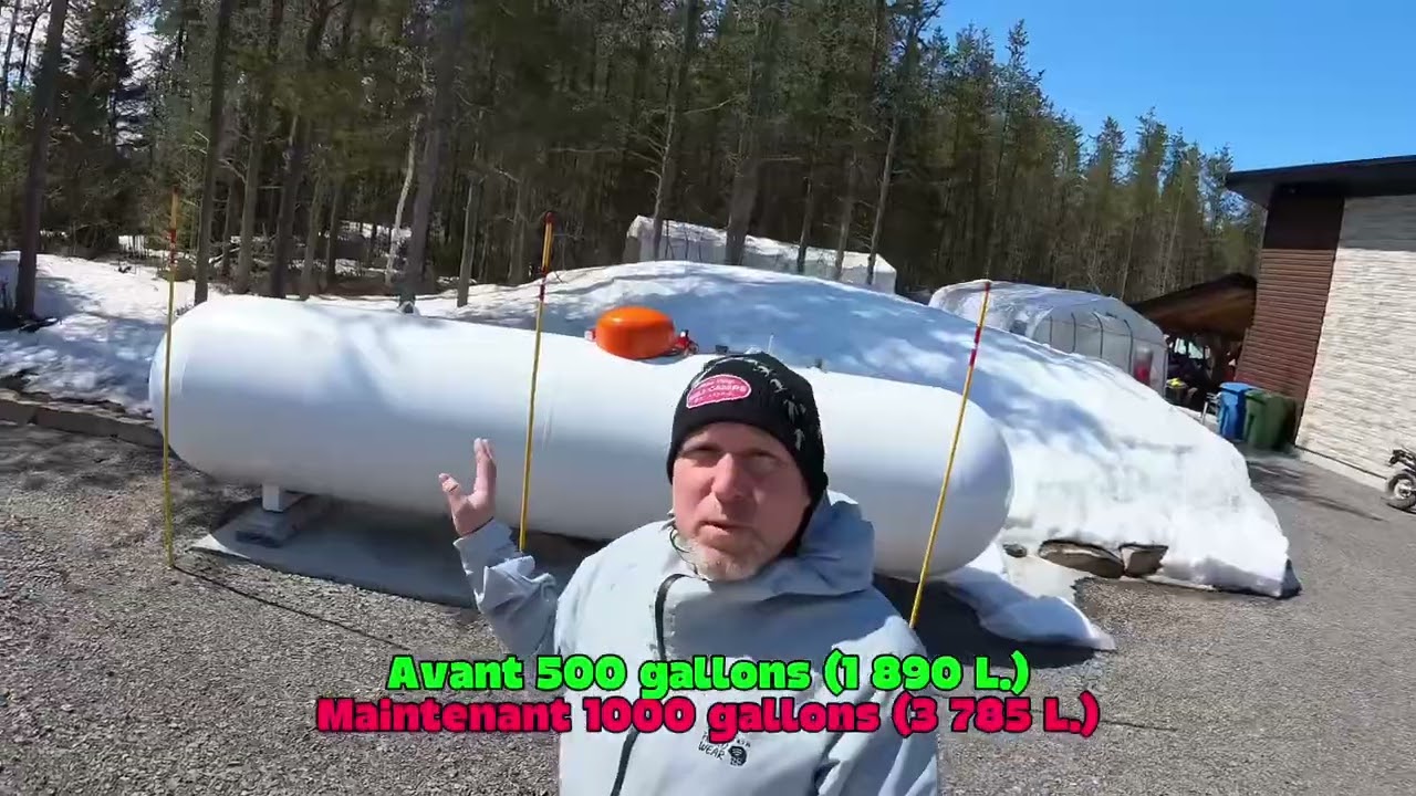 Aperçu vidéo — Système de Chauffage au Propane, bonbonne cigare 3 800 litres