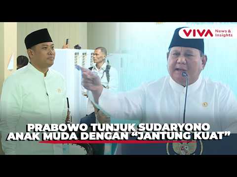 Prabowo Puji Sudaryono di Muktamar NU: Anak Muda dengan Jantung Kuat!