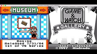 Game & Watch Gallery 2 (GBC) Unlock all Other Museum Titles