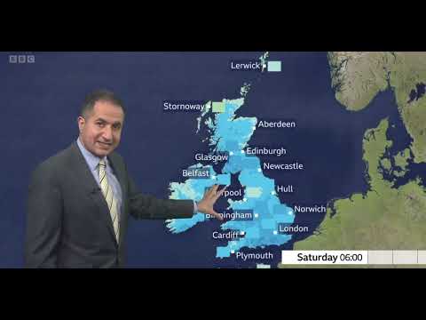 BBC National Weather Forecast - Thursday 8/12/22