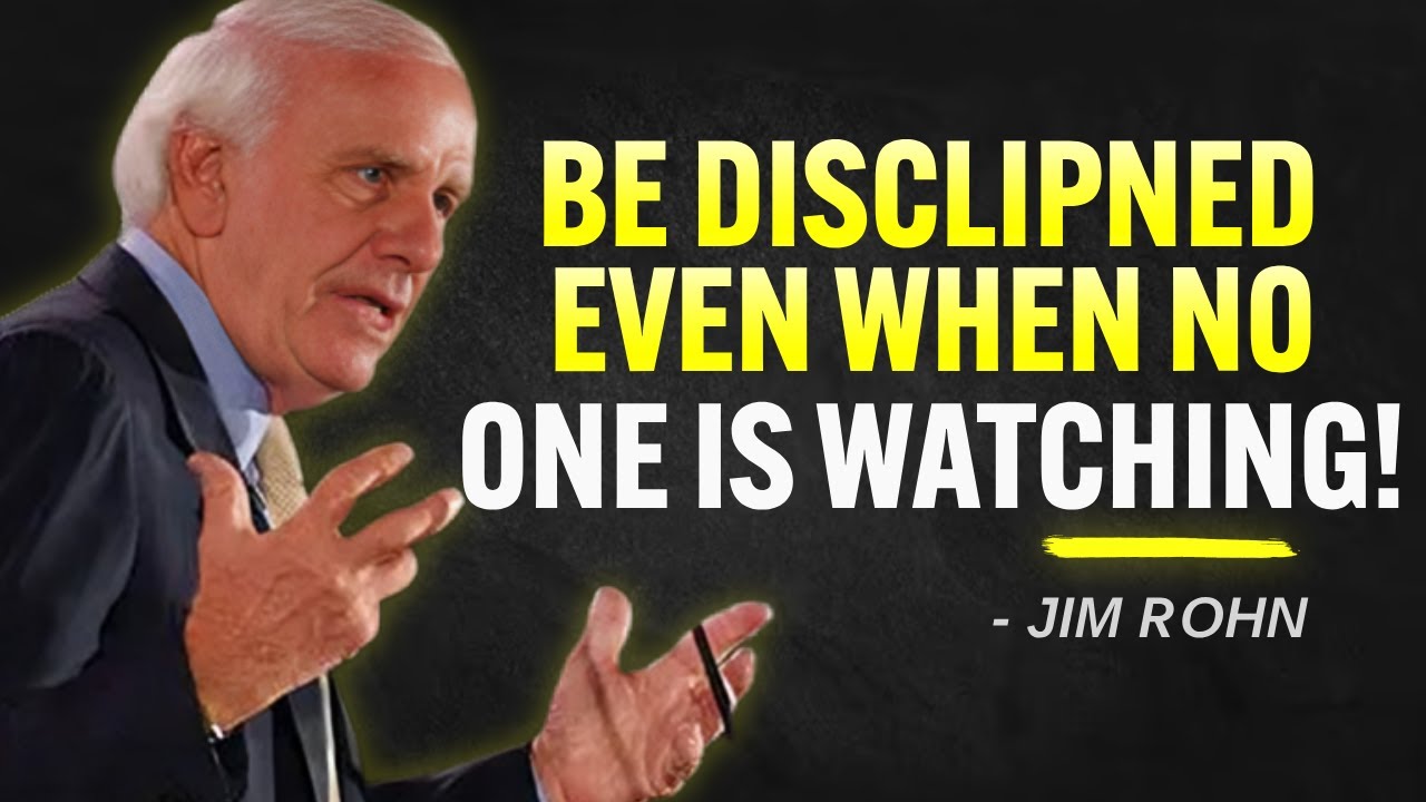 𝐋𝐄𝐀𝐑𝐍 𝐓𝐎 𝐁𝐄 𝐃𝐈𝐒𝐂𝐈𝐏𝐋𝐈𝐍𝐄𝐃 𝐖𝐇𝐄𝐍 𝐍𝐎 𝐎𝐍𝐄 𝐈𝐒 𝐖𝐀𝐓𝐂𝐇𝐈𝐍𝐆 | Jim Rohn Motivation