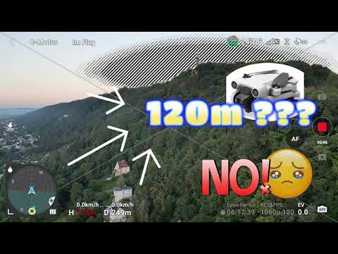120m. Flughöhe, ich finde das keine gute Idee.