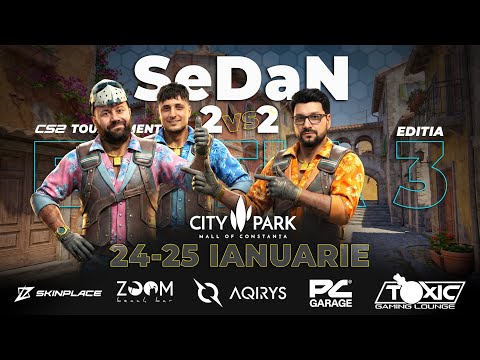 🔴LIVE SeDaN DIN CITYPARK MALL CS2 EDITIA 3! ZIUA 2 w  ⁨@Str3sU⁩   ⁨@bebe4CS⁩