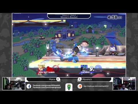 S4GU (Winner's Bracket): Marss (ZSS) vs Maverick (Lucario)
