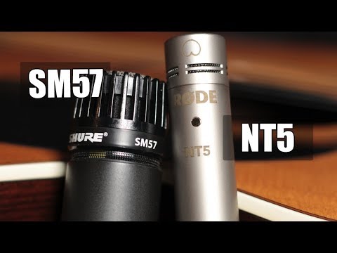 Rode NT5 vs Shure SM57 (acoustic guitar) (pt.1)