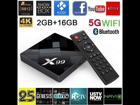 Fxexblin 2GB/16GB S912 X99 Android TV