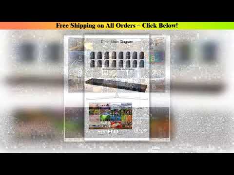 16x1 HDMI Multiviewer 1080P Quad Screen Multi-viewer Splitter 16 in 1 Out Seamless Switch 16 Port