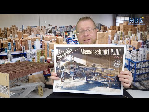 MBK packt aus #SPEZIAL - 1:32 Messerschmitt P.1101, Der Hangar (Das Werk DW32002, DWA032)