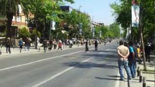 preview picture of video '48th Presidential Cycling Tour of Turkey, 2012. Stage 8, Istanbul. Lap 4 - Bagdat Avenue (HD)'