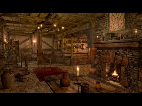 Fireplace Sounds - Medieval Tavern - Inn Ambience | 1 hour