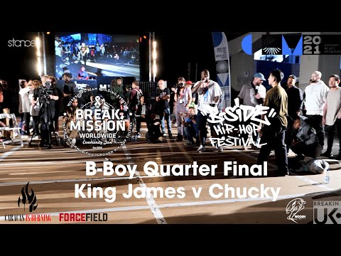 Break Mission x B-Side Festival 2021 // Top 8 B-Boys - King James v Chucky // .stance