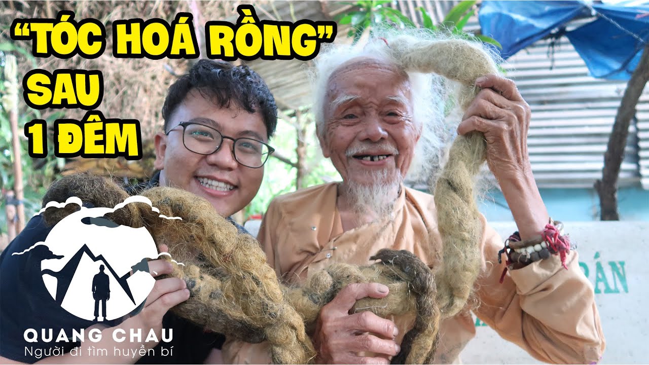 Cụ ông 92 tuổi với "Bộ Tóc Rồng" dài 5m được "Tiên Phật Bện" sau 1 đêm