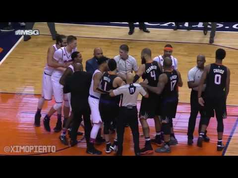 KRISTAPS PORZINGIS FIGHTS MARQUEESE CHRIS!!