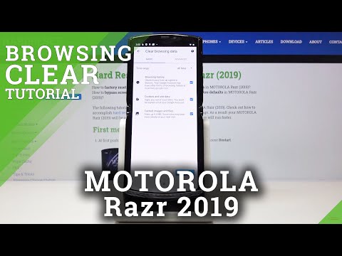 How to Erase Browser Data in MOTOROLA Razr 2019 – Delete Browsing History