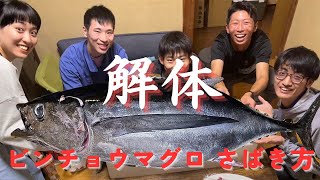 マグロの達人に学ぶ！ビンチョウマグロの解体・さばき方