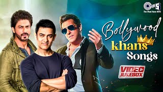 Bollywood Khans Hit Songs | Shah Rukh Khan, Salman Khan, Aamir Khan | Bollywood 90's Video Jukebox