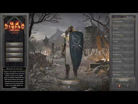 Diablo 2 Resurrected. Terror Zone and end game farming.