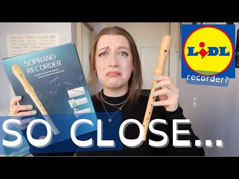 The £18 wooden recorder from.. LIDL?! | Unboxing and Review