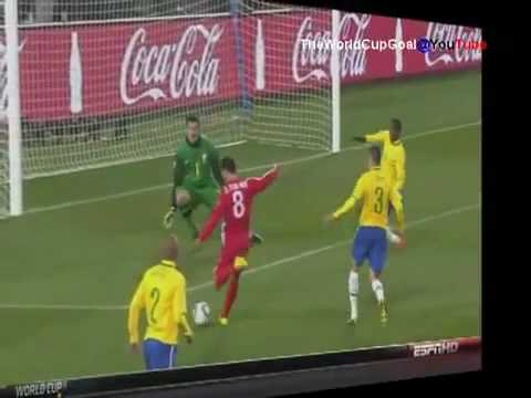 Brazil vs Korea DPR 2 1 REAL FULL Match Highlights ALL GOALS FIFA World Cup June 15 2010