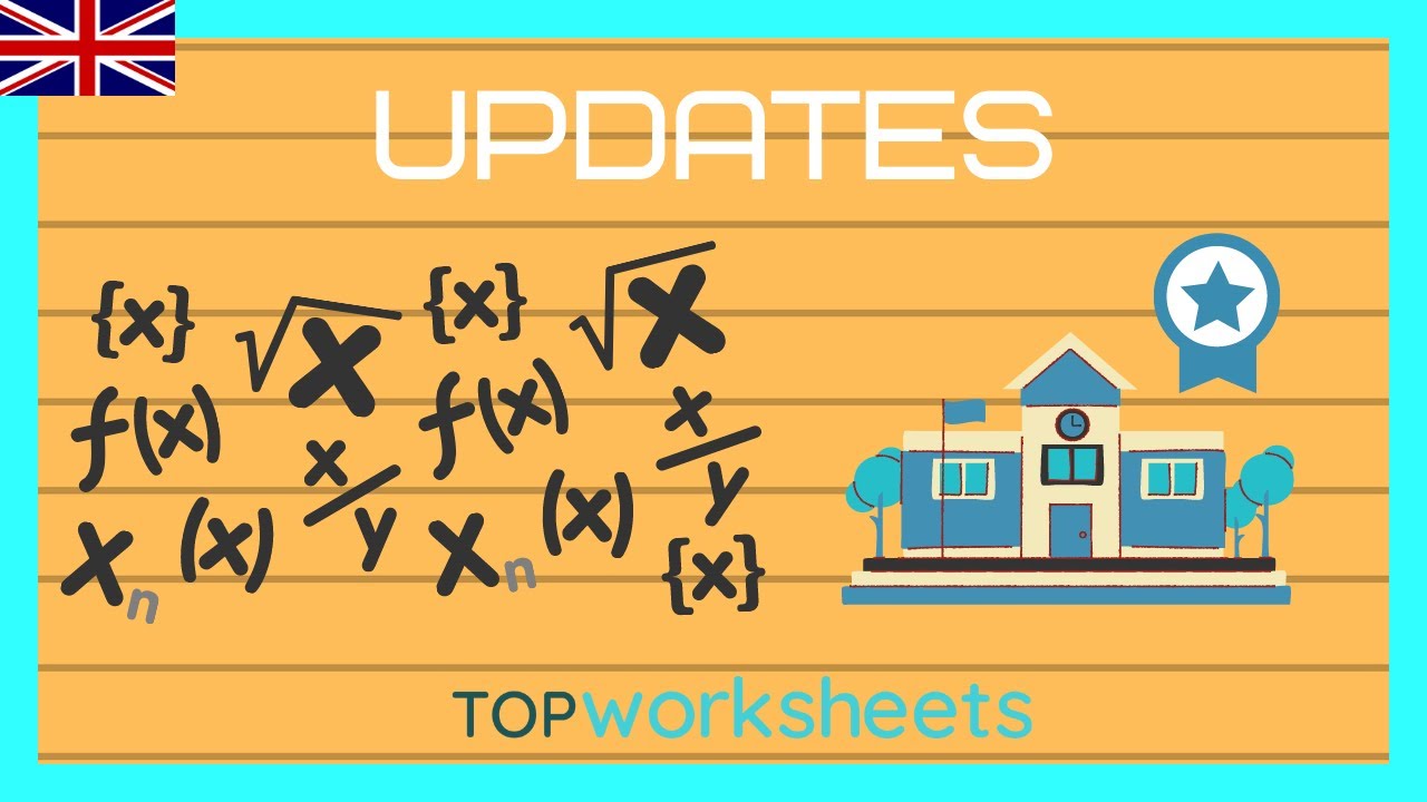 Add EQUATIONS and mathematical FORMULAS to your WORKSHEETS | New STATISTICS and much more!