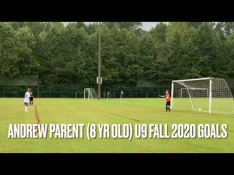 8 year old U9 Academy Soccer Player / Fall 2020 Goals Highlights/ All-In FC / #10 Andrew Parent