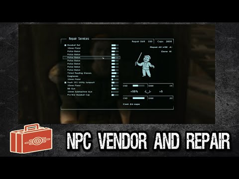 GECK Tutorial - how to make a merchant and repair mechanic