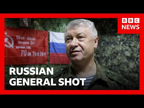 Russian general shot several times in Moscow | BBC News
