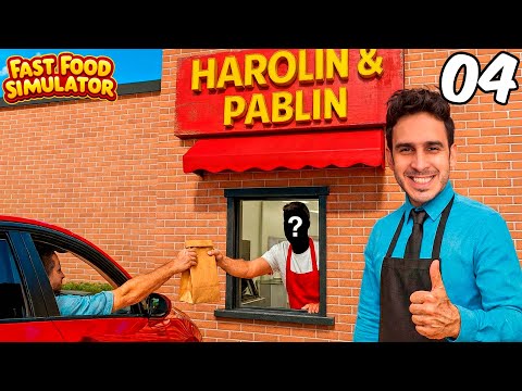 Se une un Nuevo Integrante Y Abrimos el Drive Thru 🍔 Fast Food Simulator #4