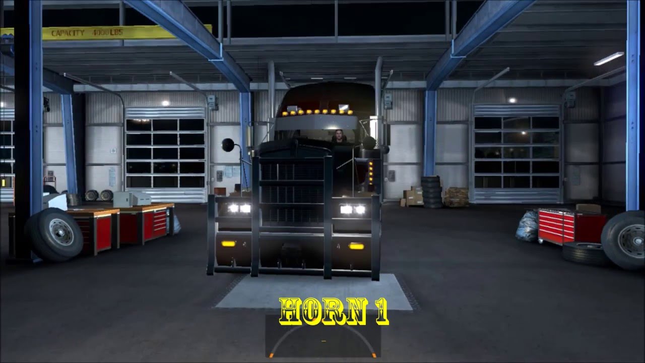 Basuri Air Horn System with 19 sounds for all trucks in ATS