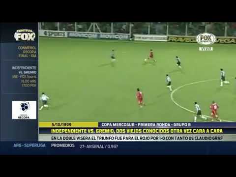 Independiente 1 - Gremio 0 (Copa Mercosur 1999)