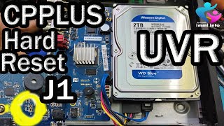 HOW TO RESET ALL CPPLUS UVR | CPPLUS UVR PASSWORD RESET | CPPLUS 8 CHANNEL UVR PASSWORD RESET