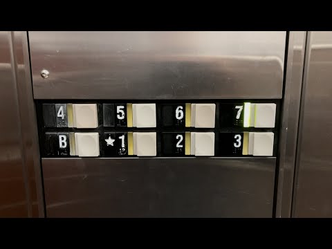 iPhone Test: Awesome Montgomery Vector Traction Elevators at Bright Building in College Station, TX.