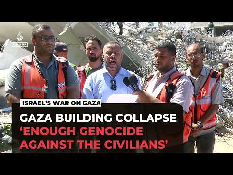 Gaza building collapse leaves 100 missing as media office warns of wider crisis