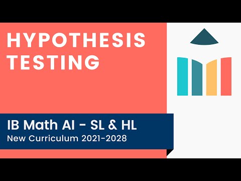 Hypothesis Testing [IB Math AI SL/HL]