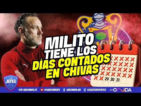 😱 CHIVAS EN CRISIS: LUGAR 16 🚨 ¿MILITO TIENE LOS DÍAS CONTADOS? 🐐🔥 | Los Jefes con Álvaro Morales