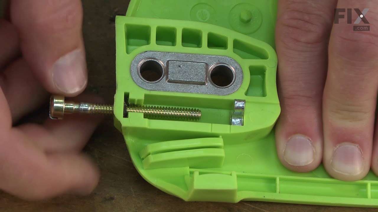 Replacing your Poulan Chainsaw Pin - Bar Adjust