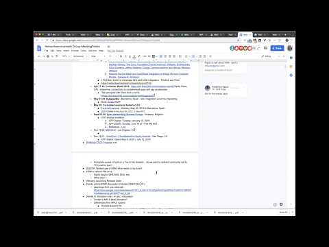 Network Service Mesh BoF Meeting - 2019-03-26