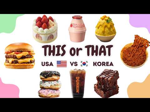 USA vs Korea: Ultimate Food Battle 🍔🍜🔥 | This or That (Part 2)