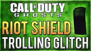 COD Ghosts Glitches: RIOT SHIELD TROLLING GLITCH! Funny Trolling/Animation Glitch Tutorial!