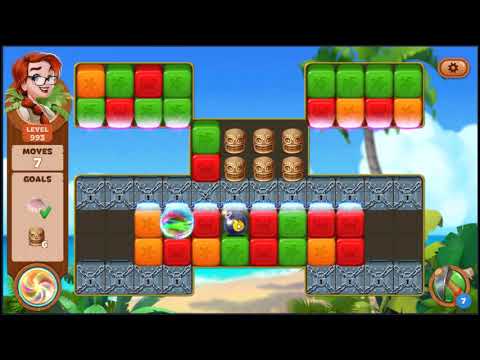 Lost Island Blast Adventure Level 993 - NO BOOSTERS 🏝️ | SKILLGAMING ✔️