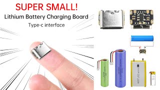 Super Small Li-Ion Battery Charging Protection Board | 3.7V–4.2V | 18650 | Ultra Mini Type-C Charger