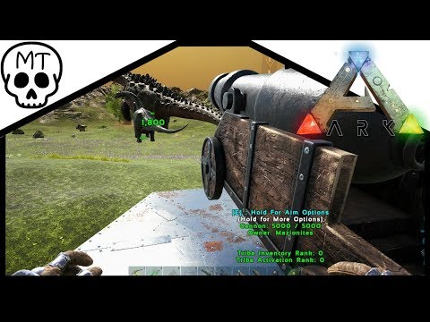 Building a Paracer Tank Part 2! Turrets and Testing! Ark Survival Evolved Ragnarok!