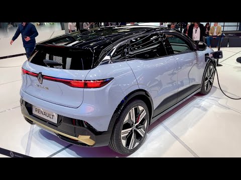 New RENAULT MEGANE 2023 - exterior, digital cockpit & AMBIENT lights (Rafale Grey)