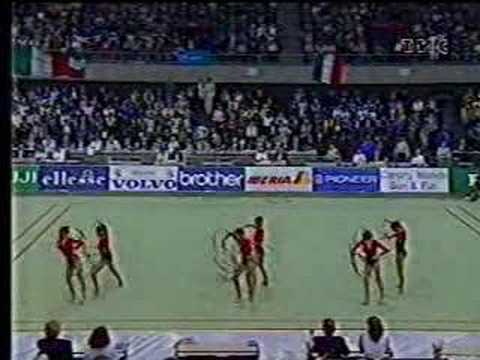 Spain 3 Ribbons 3 Hoops WC 1989 Sarajevo EF