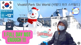 Travel Series: Korea Vivaldi Park Ski World (비발디 파크 스키월드) Winter -12 to -20 degree