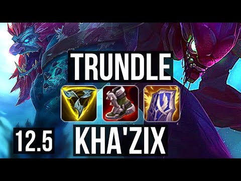 TRUNDLE vs KHA (JNG) | Rank 3 Trundle, 8/3/14, Godlike | EUW Challenger | 12.5