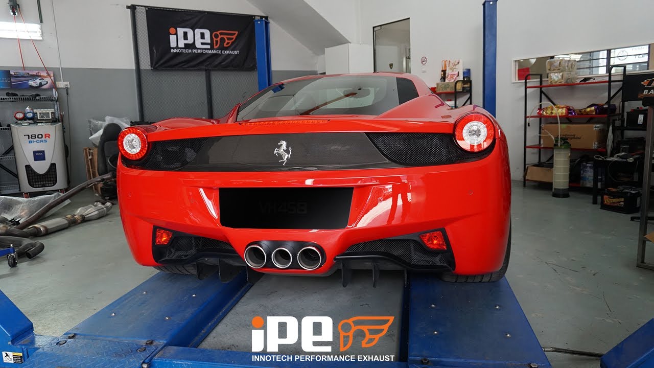 FERRARI 458 ITALIA X IPE EXHAUST | F1 SOUND CHECK | CRAZY LOUD
